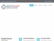 Tablet Screenshot of healthsmartmed.com